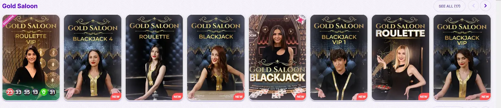 Robocat Gold Saloon curated pokies collection
