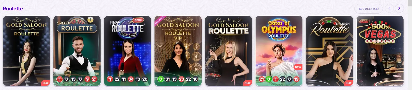 Robocat live roulette table screenshot